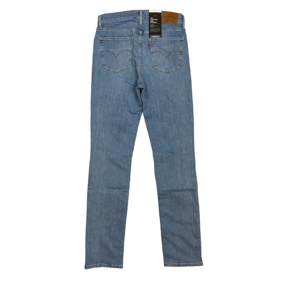 Levi's Premium 724 High Rise Straight Jeans Mind My Business Light Size 24x32 - Picture 5 of 6